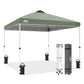 Easy Setup Straight Leg 10x10 Pop Up Canopy Tent w/ 100 sqft of Shade - Eagle Peak®