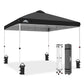 Easy Setup Straight Leg 10x10 Pop Up Canopy Tent w/ 100 sqft of Shade - Eagle Peak®
