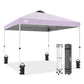 Easy Setup Straight Leg 10x10 Pop Up Canopy Tent w/ 100 sqft of Shade - Eagle Peak®