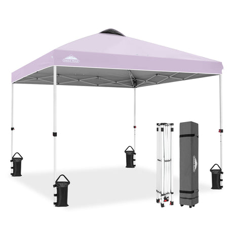 Easy Setup Straight Leg 10x10 Pop Up Canopy Tent w/ 100 sqft of Shade - Eagle Peak®
