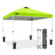 Easy Setup Straight Leg 10x10 Pop Up Canopy Tent w/ 100 sqft of Shade - Eagle Peak®