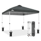 Easy Setup Straight Leg 10x10 Pop Up Canopy Tent w/ 100 sqft of Shade - Eagle Peak®