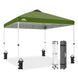 Easy Setup Straight Leg 10x10 Pop Up Canopy Tent w/ 100 sqft of Shade - Eagle Peak®