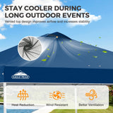 Easy Setup Straight Leg 10x10 Pop Up Canopy Tent w/ 100 sqft of Shade - Eagle Peak®