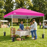 Easy Setup Straight Leg 10x10 Pop Up Canopy Tent w/ 100 sqft of Shade - Eagle Peak®