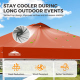 Easy Setup Straight Leg 10x10 Pop Up Canopy Tent w/ 100 sqft of Shade - Eagle Peak®
