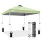 Easy Setup Straight Leg 10x10 Pop Up Canopy Tent w/ 100 sqft of Shade - Eagle Peak®