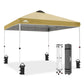 Easy Setup Straight Leg 10x10 Pop Up Canopy Tent w/ 100 sqft of Shade - Eagle Peak®