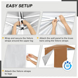 Entry Wall Panel with Zipper for 10x10 Straight Leg Canopy only, 1 Sidewall - Eagle Peak Custom Canopy Tent