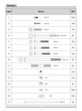 EP - WGDG168X - Hardware Kit - Eagle Peak Custom Canopy Tent