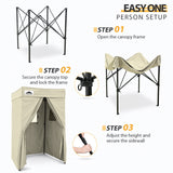 Flat Top 4x4 Pop - up Canopy Changing Room - Eagle Peak Custom Canopy Tent