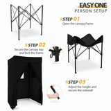 Flat Top 4x4 Pop - up Canopy Changing Room - Eagle Peak Custom Canopy Tent