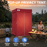 Flat Top 4x4 Pop-up Canopy Changing Room - Eagle Peak®