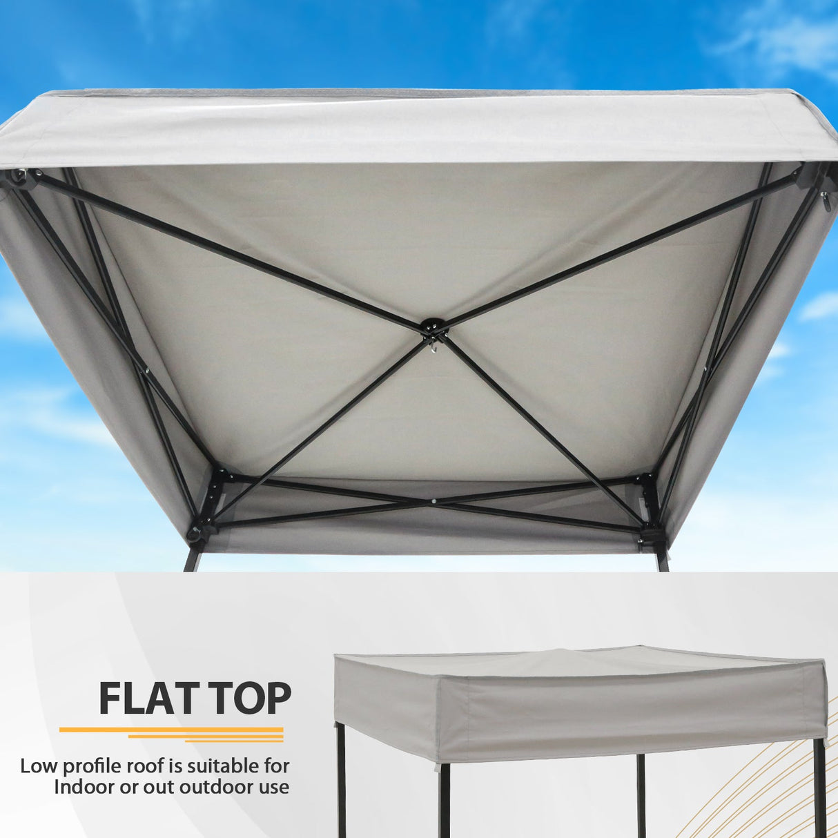 Flat Top 4x4 Pop - up Canopy Changing Room - Eagle Peak Custom Canopy Tent