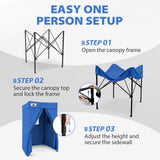 Flat Top 4x4 Pop-up Canopy Changing Room - Eagle Peak®