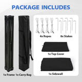 Flat Top 4x4 Pop-up Canopy Changing Room - Eagle Peak®