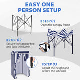 Flat Top 4x4 Pop-up Canopy Changing Room - Eagle Peak®