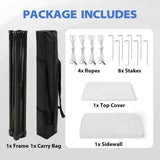 Flat Top 4x4 Pop-up Canopy Changing Room - Eagle Peak®