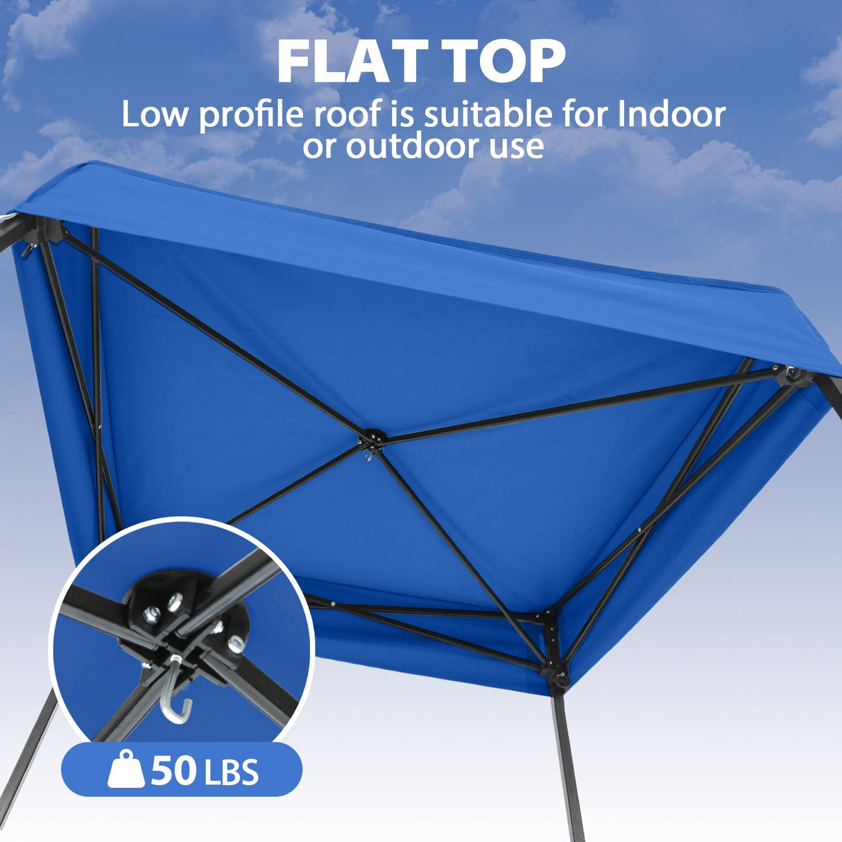 Flat Top 4x4 Pop-up Canopy Changing Room - Eagle Peak®