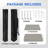 Flat Top 4x4 Pop-up Canopy Changing Room - Eagle Peak®