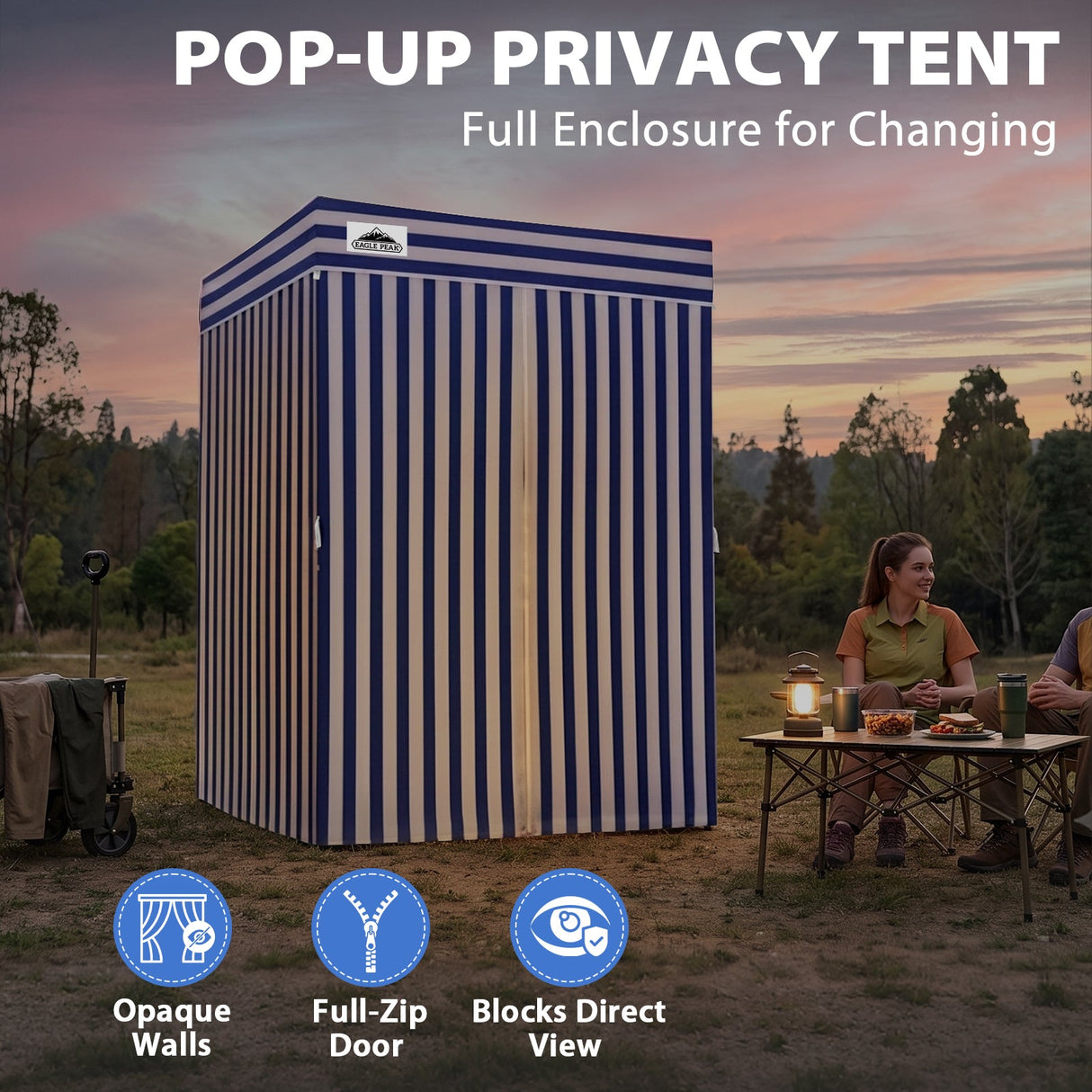 Flex Compact 5x5 Pop-up Canopy Changing Room - Eagle Peak®