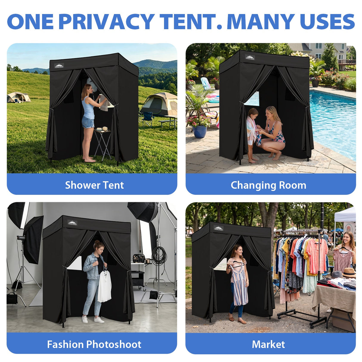 Flex Compact 5x5 Pop-up Canopy Changing Room - Eagle Peak®