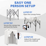 Flex Compact 5x5 Pop-up Canopy Changing Room - Eagle Peak®