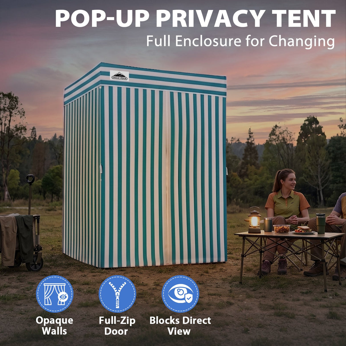 Flex Compact 5x5 Pop-up Canopy Changing Room - Eagle Peak®