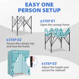 Flex Compact 5x5 Pop-up Canopy Changing Room - Eagle Peak®