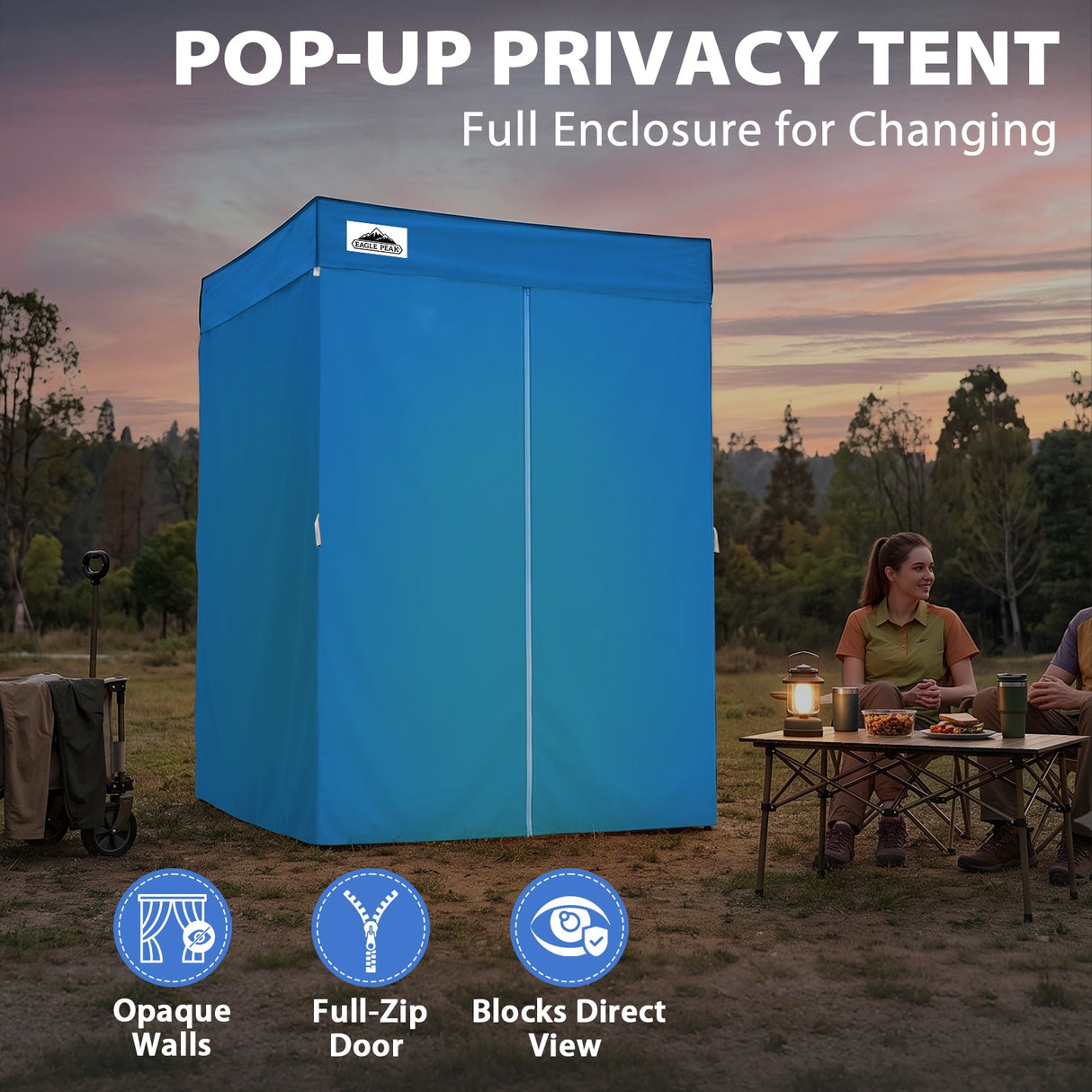 Flex Compact 5x5 Pop-up Canopy Changing Room - Eagle Peak®