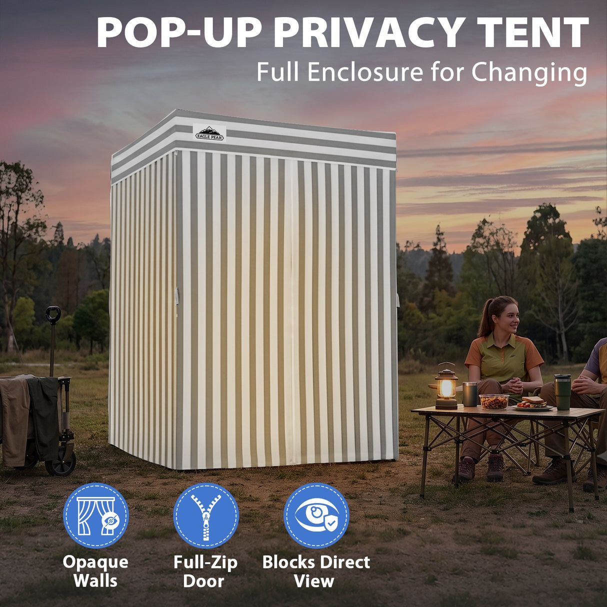 Flex Compact 5x5 Pop-up Canopy Changing Room - Eagle Peak®