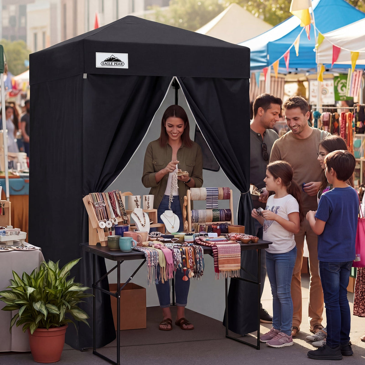 Flex Ultra Compact 4x4 Changing Room - Eagle Peak Custom Canopy Tent