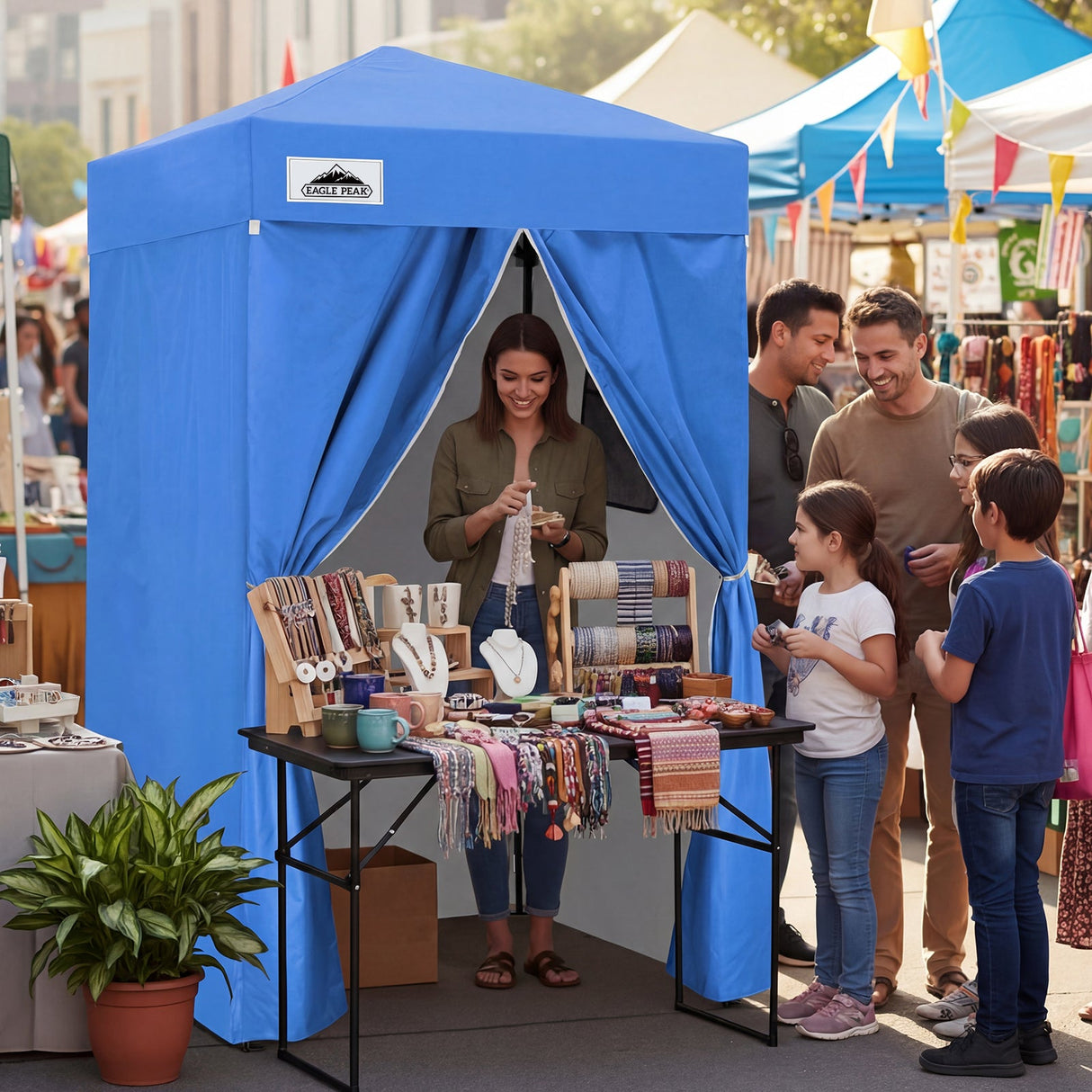 Flex Ultra Compact 4x4 Changing Room - Eagle Peak Custom Canopy Tent