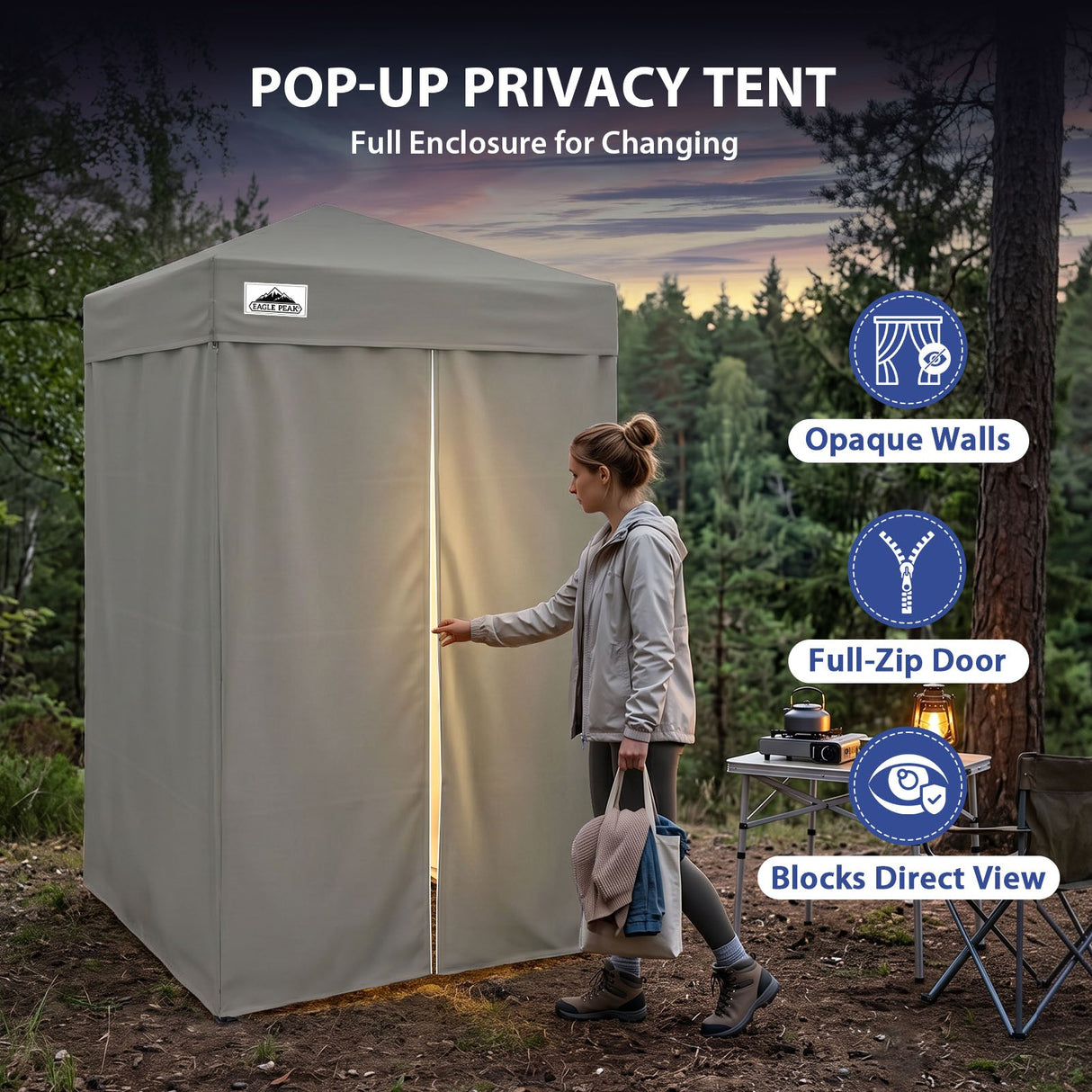 Flex Ultra Compact 4x4 Pop Up Changing Room Canopy - Eagle Peak®