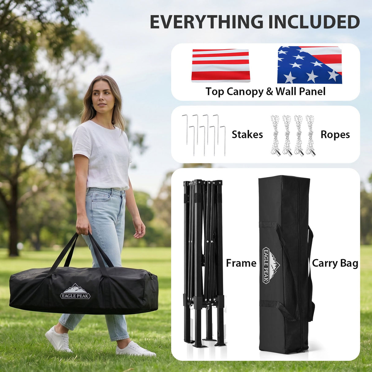 Flex Ultra Compact 4x4 Pop Up Changing Room Canopy - Eagle Peak®