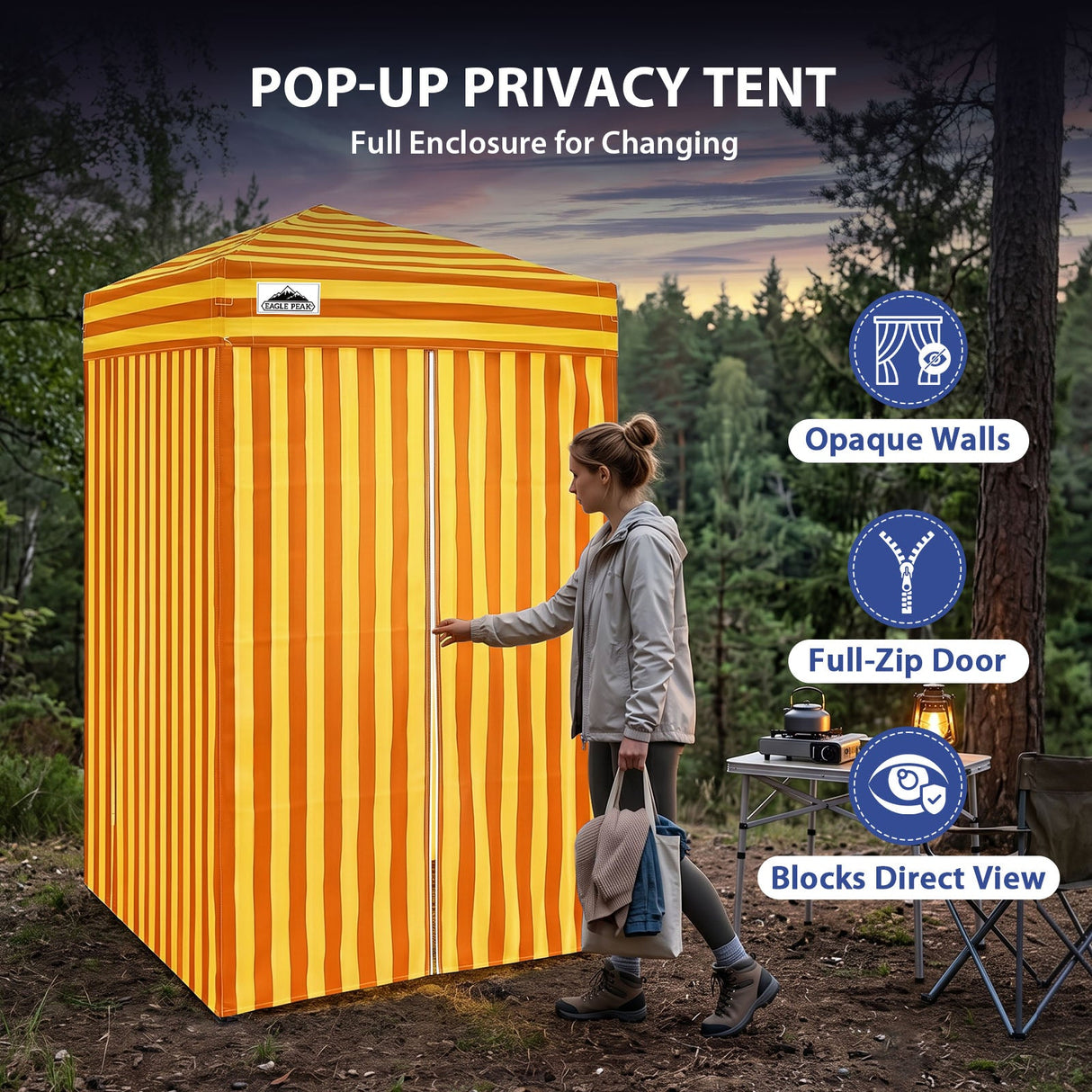 Flex Ultra Compact 4x4 Pop Up Changing Room Canopy - Eagle Peak®