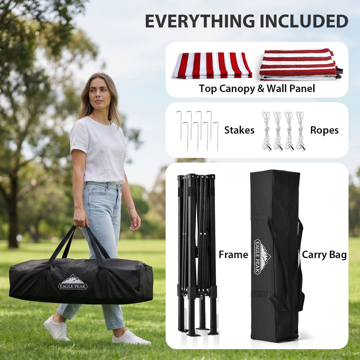 Flex Ultra Compact 4x4 Pop Up Changing Room Canopy - Eagle Peak®