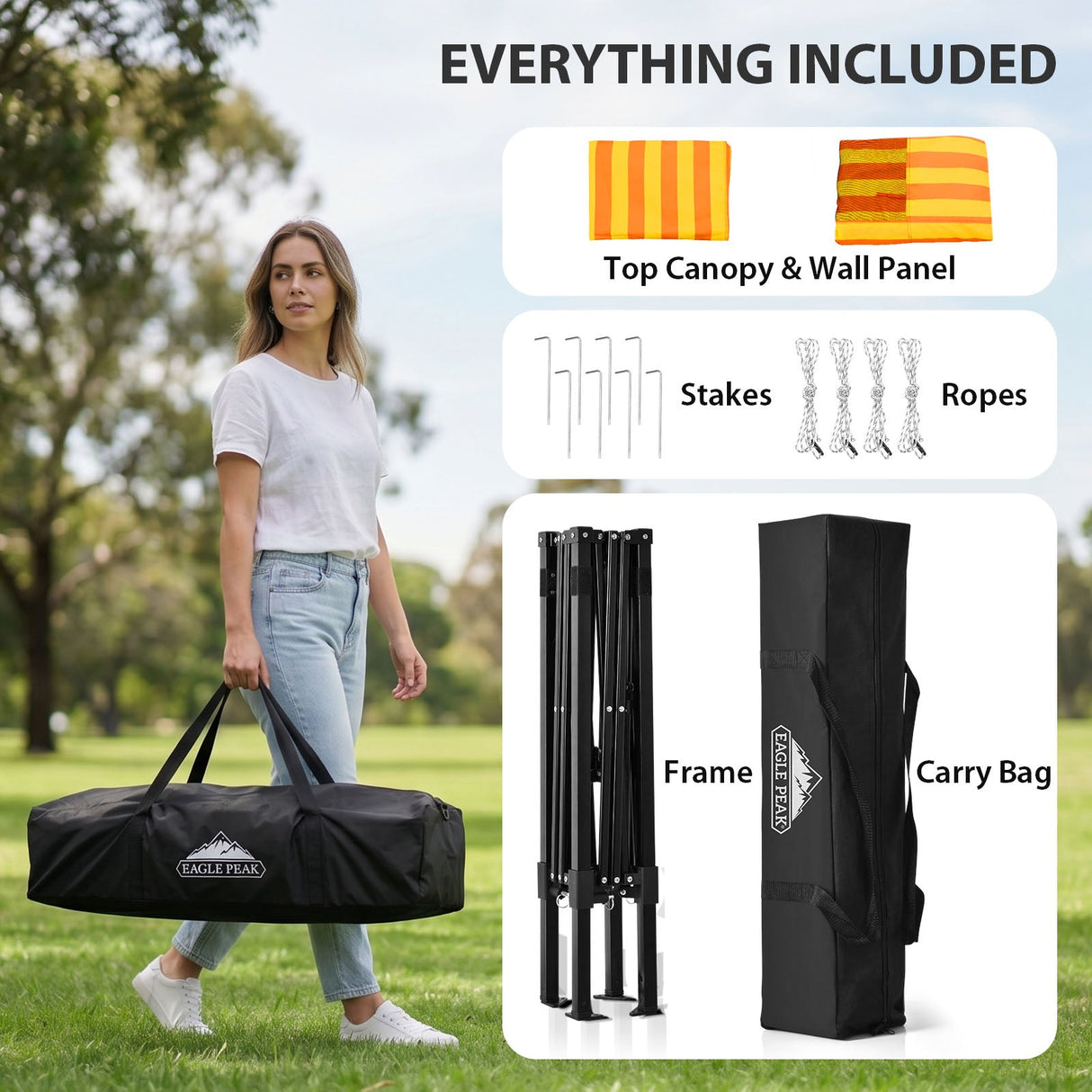 Flex Ultra Compact 4x4 Pop Up Changing Room Canopy - Eagle Peak®