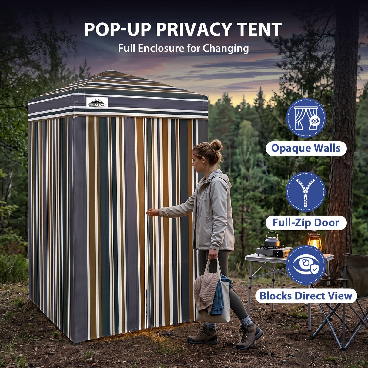 Flex Ultra Compact 4x4 Pop Up Changing Room Canopy - Eagle Peak®