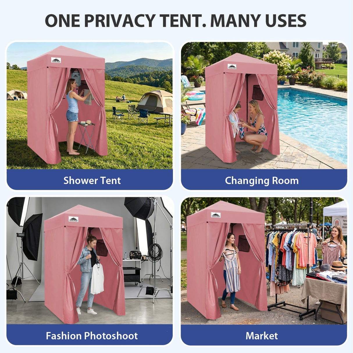 Flex Ultra Compact 4x4 Pop Up Changing Room Canopy - Eagle Peak®