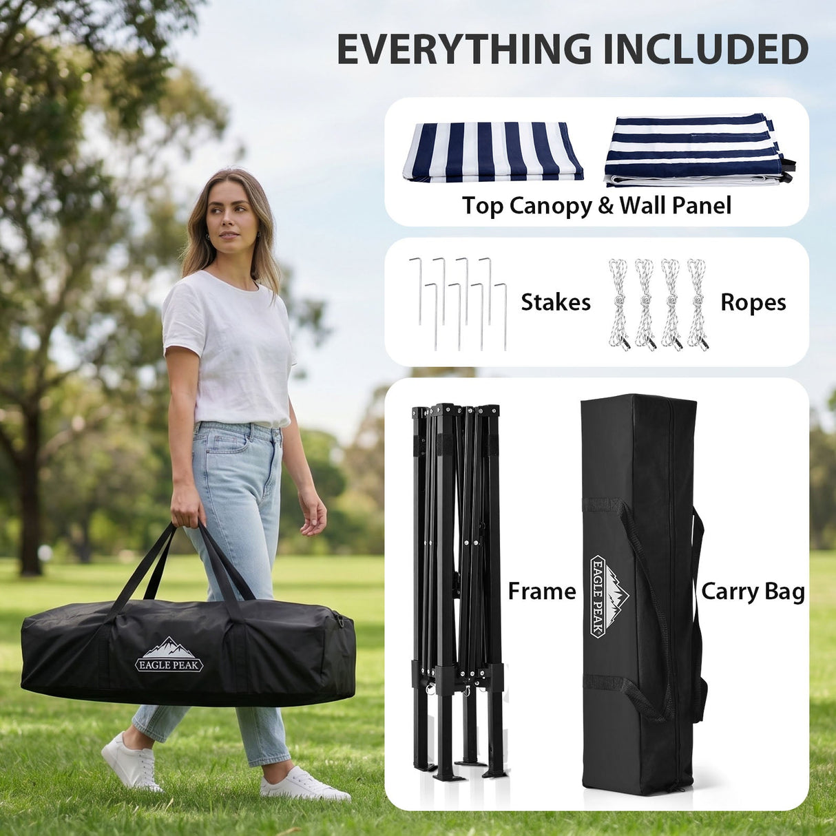 Flex Ultra Compact 4x4 Pop Up Changing Room Canopy - Eagle Peak®