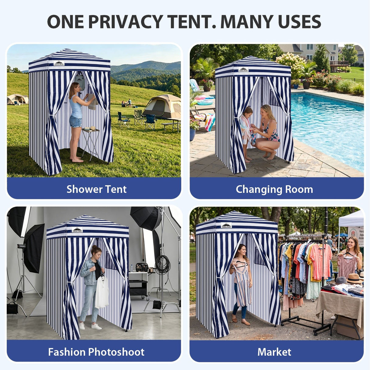 Flex Ultra Compact 4x4 Pop Up Changing Room Canopy - Eagle Peak®