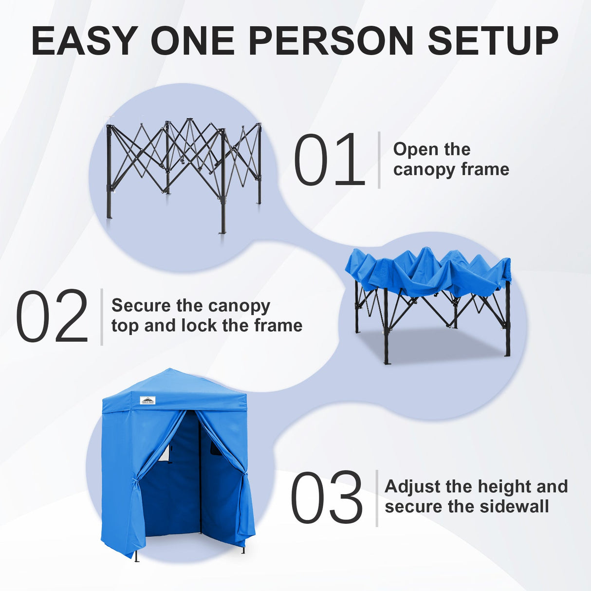 Flex Ultra Compact 5x5 Pop - up Canopy - Eagle Peak Custom Canopy Tent