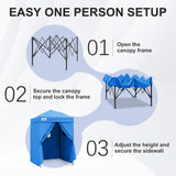 Flex Ultra Compact 5x5 Pop - up Canopy - Eagle Peak Custom Canopy Tent