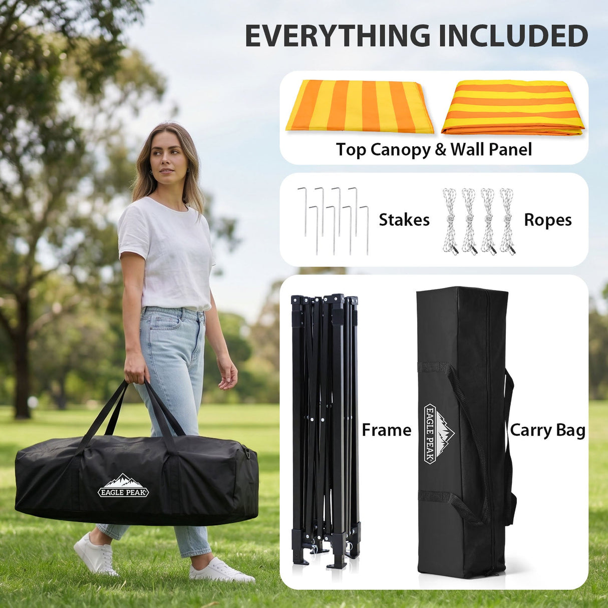 Flex Ultra Compact 5x5 Pop-up Canopy - Eagle Peak®