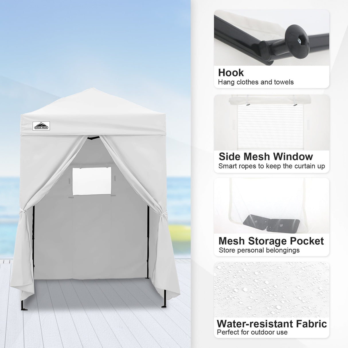 Flex Ultra Compact 5x5 Pop - up Canopy - Eagle Peak Custom Canopy Tent