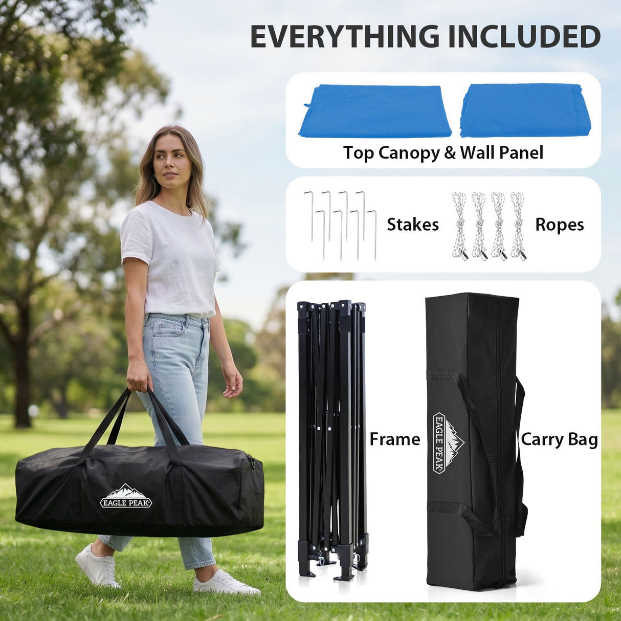 Flex Ultra Compact 5x5 Pop-up Canopy - Eagle Peak®