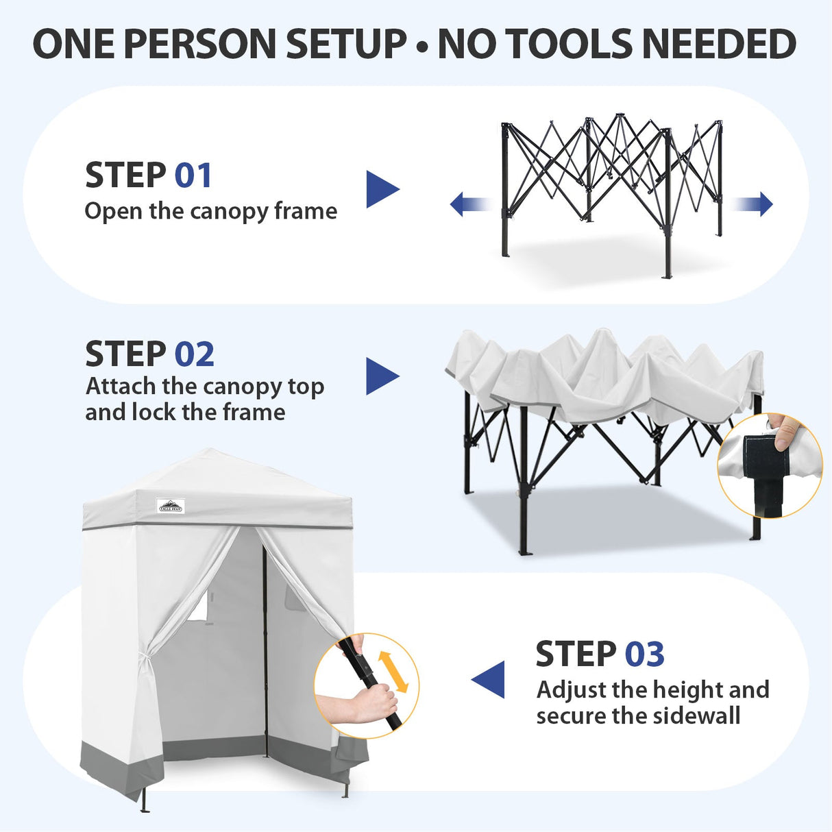 Flex Ultra Compact 5x5 Pop-up Canopy - Eagle Peak®