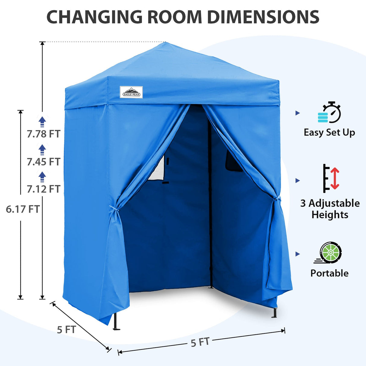 Flex Ultra Compact 5x5 Pop-up Canopy - Eagle Peak®