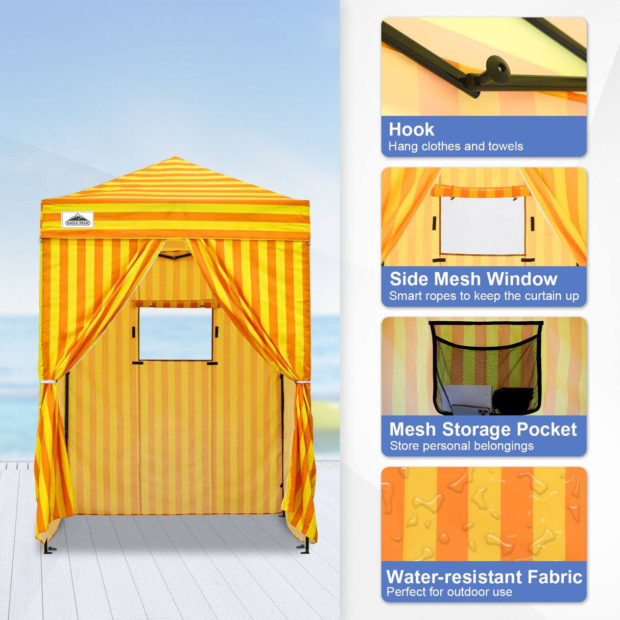 Flex Ultra Compact 5x5 Pop - up Canopy - Eagle Peak Custom Canopy Tent